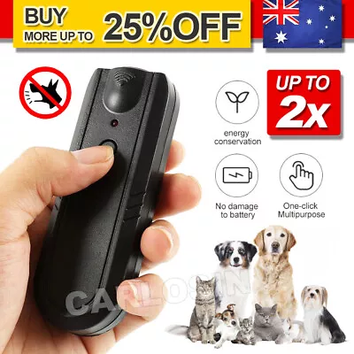 Anti Bark Device Ultrasonic Dog Barking Control Stop Repeller Trainer Train Tool • $9.95