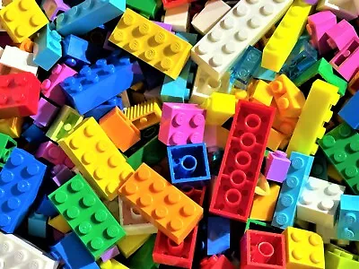 🔥150 LEGO Basic Bricks Blocks Sizes 1x2 2x2 2x3 2x4 Bulk Lot Mix Colors Large • $15.95