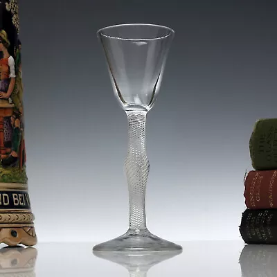 18th Century Air Twist Wine Glass C1750 • £230