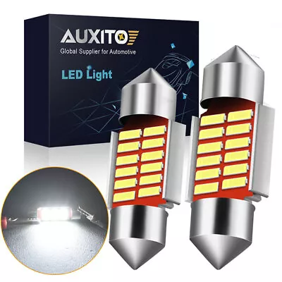 AUXITO C5W 31MM Festoon Canbus Error Free LED Interior Light Bulbs Bright White • $8.99