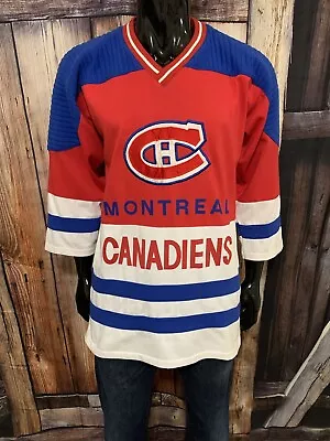 Vintage Starter Montreal Canadiens NHL Hockey Jersey Sweatshirt Size Medium • $84.99