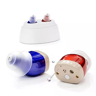 MiNi Digital Invisible Rechargeable Hearing Aids CIC Small Sound Voice Amplifier • $38.99