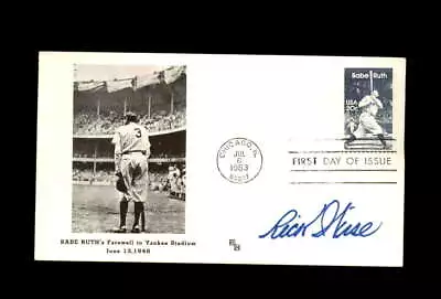 Rick Wise Signed 1983 FDC Babe Ruth Cache First Day Cover Autograph • $14