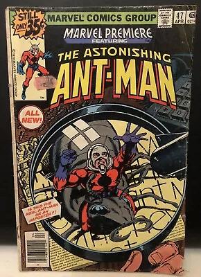 MARVEL PREMIERE #47 Comic Marvel Comics  1st App Ant Man Scott Lang 3.0 • $56