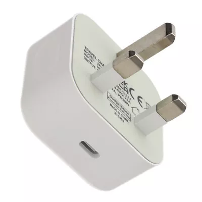 20W USB C UK Power Adapter Plug For Apple IPhone IPad Samsung Etc • £9.99