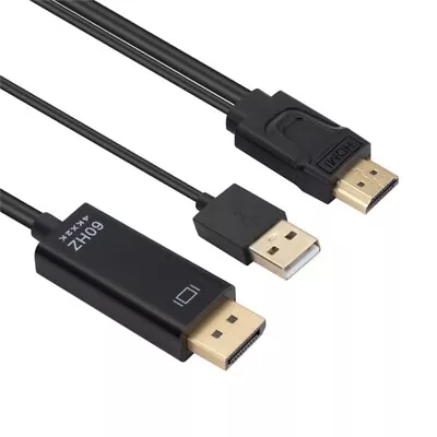 HDMI To Display Port HDMI To Displayport Adapter Cable  For Laptop/PC/TV • £11.15