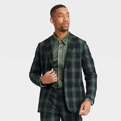 Houston White Adult Ombre Plaid Blazer • $22.99