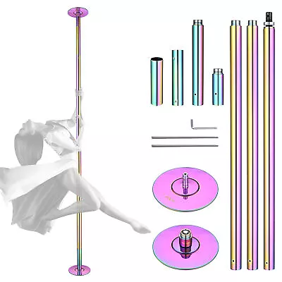 Yescom Static Spinning Dancing Pole Kit With Dancing Pole Extension  Colorful • $188.91