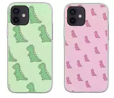 Dinosaur Pink Phone Case Printed And Designed For Mobile Cover Compatible With • £5.99