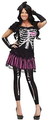 $30.99 • Buy Sally Skelly Adult Women's Costume Skeleton Sexy Halloween