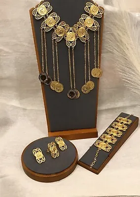 Lira Jewelry Set Coin Jewelry Set Muslim Jewelry Middle East/Arab Jewelry • $80.42