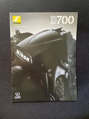 2010 Nikon D700 Full Frame Digital SLR - Australian Specifications Brochure • $19.90