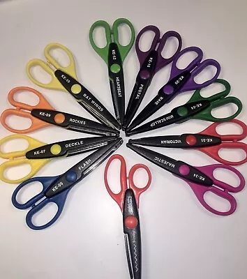 Fiskars Provo Craft And More Scissors Decorative Edge Paper Cutters Lot 11 • $20