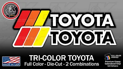 TRI-COLOR BEDSIDE FITS On TOYOTA TACOMA FJ CRUISER 4 RUNNER FJ40 FJ60 FJ80 TRD • $12.99