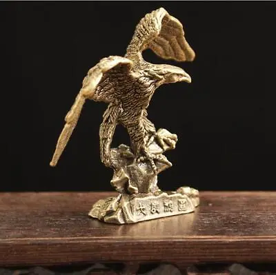 Hawk Eagle Spread Wings Statue Eagle Figurine Home Decor Gift Ornaments • £8.99