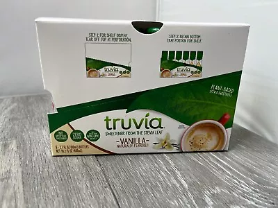 6-Pack Truvia Sweetener From Stevia Leaf Vanilla Flav Bottle 2.7oz Ea BB 3/25 D6 • $29.95