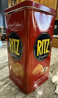 Vintage 1986 Nabisco Ritz Cracker Limited Edition Tin W/ Lid • $17.64