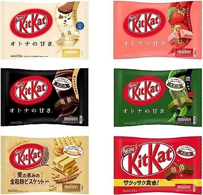 SET 6 PACKS Kitkat Chocolate 6 Types Made In Japan Free Shipping • £56.30