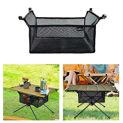 Camping Table Storage Bag Under Table Net Bag Mesh Storage Bag For Camping • £9.18