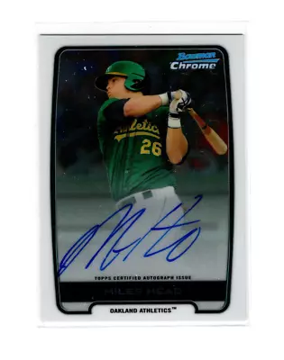 2012 Bowman Chrome Prospects Auto Miles Head #BCA-MH Auto Oakland Athletics • $3.99