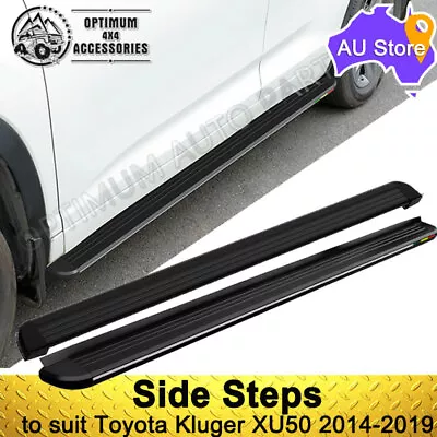 New Style Alloy Side Steps Running Board To Suit Toyota Kluger XU50 2014-2020 • $296.10
