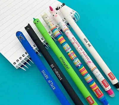 £3.25 • Buy Legami 0.7mm Erasable Pen Kawaii Cute Animal Gel Pens School Stationery
