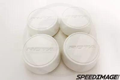 Rota Wheels Moda Center Caps White Replacement Gt3 Grid V Titan Dpt • $50