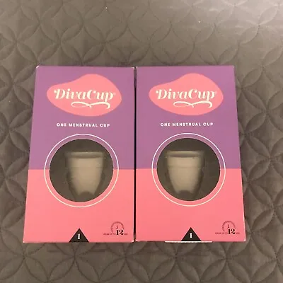 2 Of Brand New DivaCup One Menstrual Cup Free Shipping Highly Recommended! • $11.99