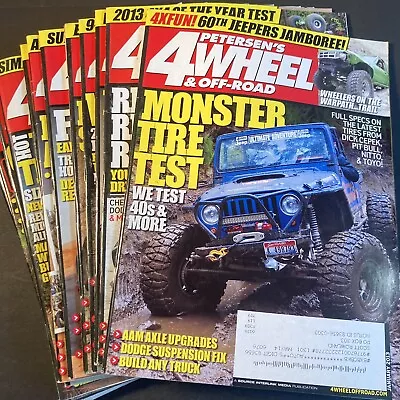 Peterson’s 4 Wheel & Off Road Magazine 2013 Full Year / 12 Issues! High Quality • $39.95