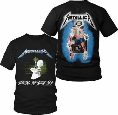 New METALLICA METAL UP YOUR ASS LICENSED CONCERT BAND  T Shirt   • $24.99