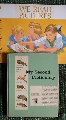 VTG 2 Scott Foresman Co: We Read Pictures My Second Pictionary. Dick Jane Sally • $19.99