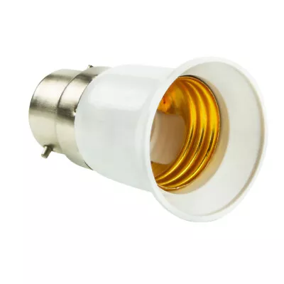 B22(male Plug) To E27(female Socket) Light Lamp Bulbs Adapter Converterfy • £2.87