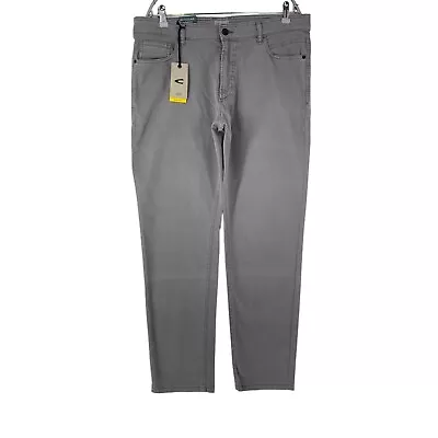 Camel Active HOUSTON Grey Mens Regular Straight Fit Jeans Trousers W36 L32 • £17.99