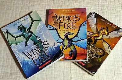 Wings Of Fire Book Set  9 11 12 Tui T. Sutherland #9 #11 #12 Paperback Lot 3  • $10