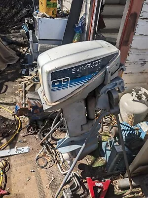 Mint 9.9 Evinrude Outboard Motor   • $600