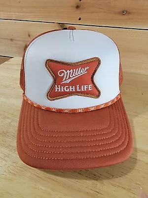 Authentic Miller High Life Trucker Rope Snapback Baseball Hat One Size NWT • $22.77