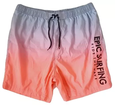 Male Beach Shorts Swim Wear Swimming Trunks Pool Wear With Drawstring XL • £9.95