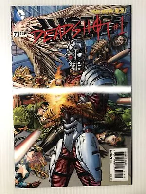 Justice League America #7.1 Deadshot #1 3D Cover 2013 DC Comics 9.2 NM • $10