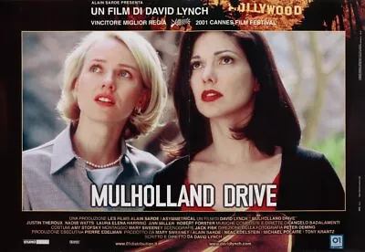 Mulholland Drive 2001 Italian Fotobusta Poster • $175
