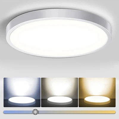 £16.39 • Buy Ultra Slim LED Ceiling Light 24W/28W/38W/48W Round Flat Panel Light Downlight