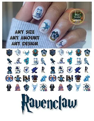 Ravenclaw Harry Potter  Waterslide Nail Decals Set Of 50 Bonus Instructions • $5