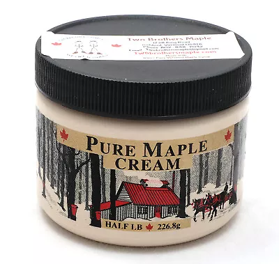 1/2 Lb Pure Maple Cream Made With 100% Pure Vermont Maple Syrup • $15