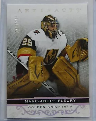 2021-22 Artifacts #140 Marc-Andre Fleury--Silver Spectrum--140/299 • $5