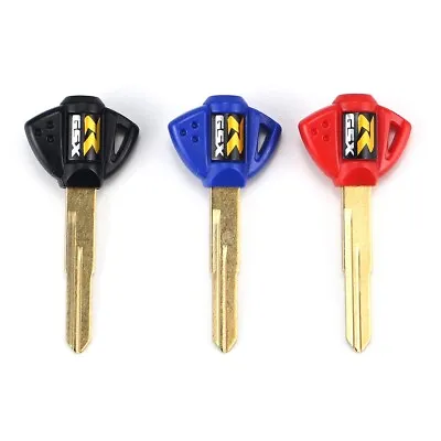 3PCS Motorcycle Uncut Blank Key Blade For Suzuki GSXR 600/750/1000/1300 • $7.98