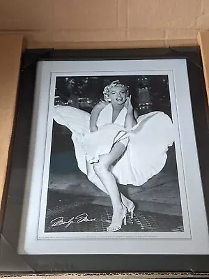 Marilyn Monroe Vintage Iconic Photo Black & White Wall Art Framed Poster Print  • £12.95