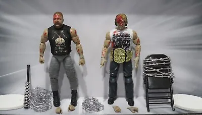 AEW Jazwares Unrivaled Blood & Guts Ringside Exclusive Kenny Omega & Jon Moxley • $59.99