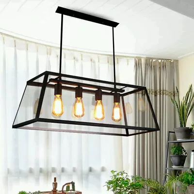 Vintage Chandelier Lighting Kitchen Lamp Hotel Ceiling Light Glass Pendant Light • $354.62