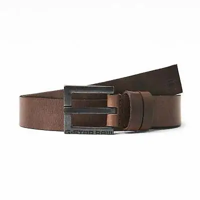 G-Star Duko Dark Brown Leather Belt D04164 • $42.08