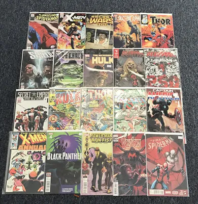 50 Premium Comic Book Lot-marvel Only- Free Shipping! All Bagged And Boarded • $59.99