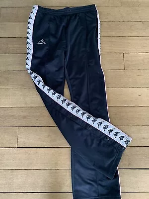 Retro Kappa Poppers Tracksuit Bottoms Size Xs • £12